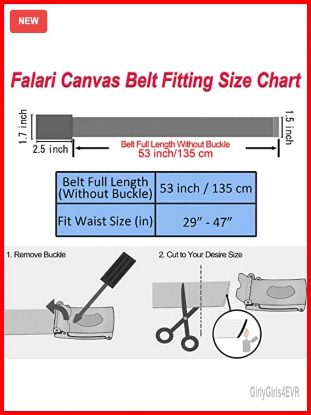 Canvas Web Belt Fully Adjustable Cut to Fit Golf Belt Flip Top Buckle